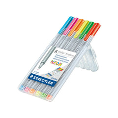 Staedtler Triplus Fineliner Neon Colors Pack of 6