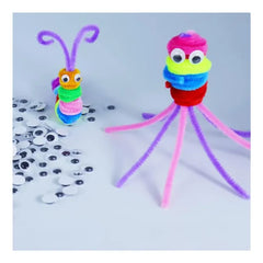 Wiggle Googly Eyes, Self Adhesive, Medium Size 20 Pieces