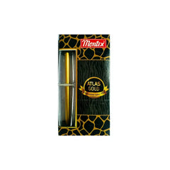 Montex Atlas Gold Ball Pen, Stainless steel clip, fine tip