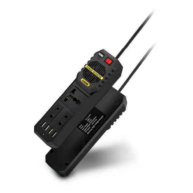 GENERIC Green Stark Plus Power Inverter 200W - Black