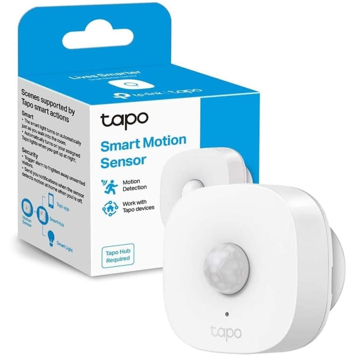 Tp Link Tapo T100 Motion Sensor, Requires Tapo Hub, Long Battery Life W/sub 1g Low Power Wireless Protocol, Wide Range Deteion, Adjustable Sensitivity, Real Time Notification, Smart Aion - CompuMe