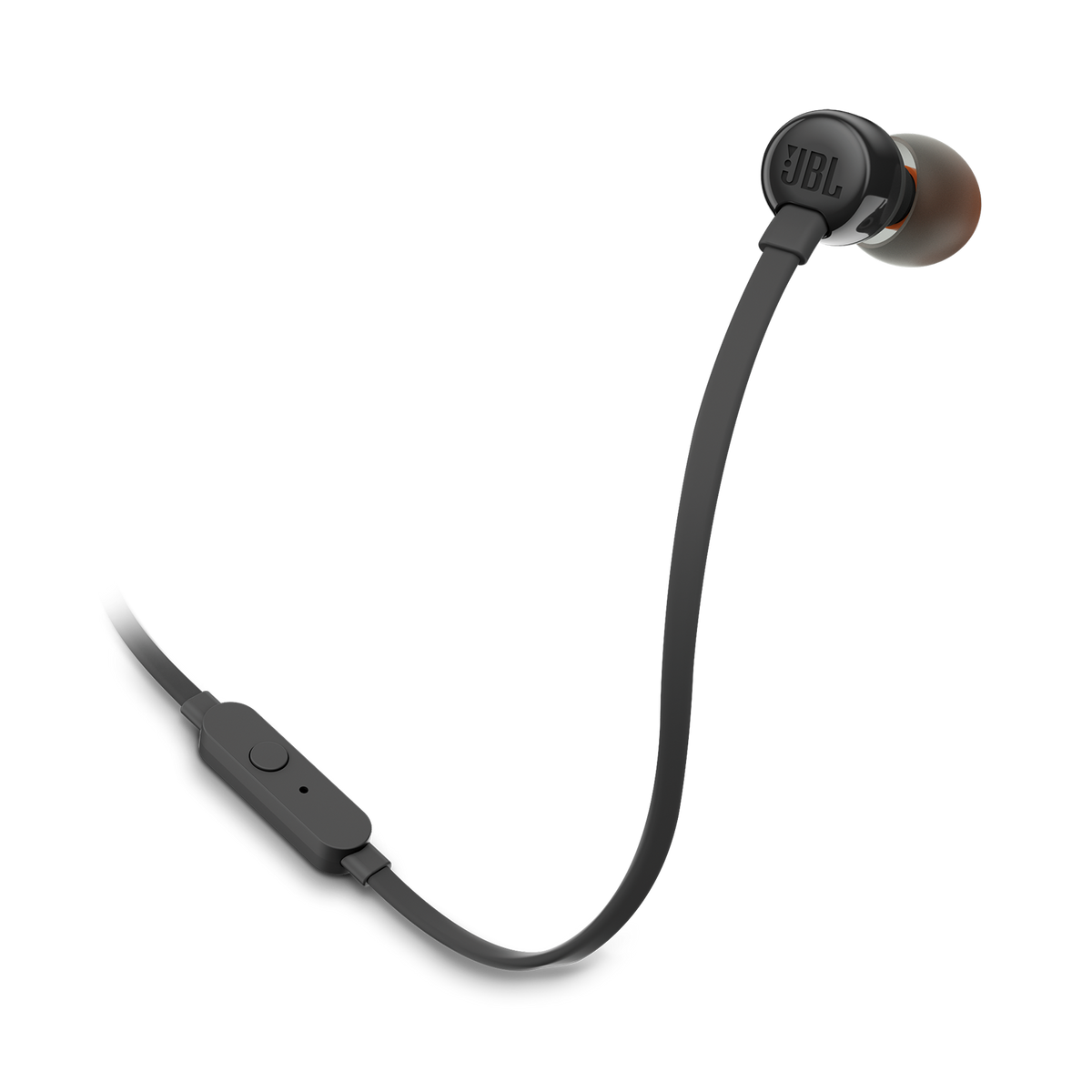 JBL TUNE 110 Wired Earbuds - Black / White