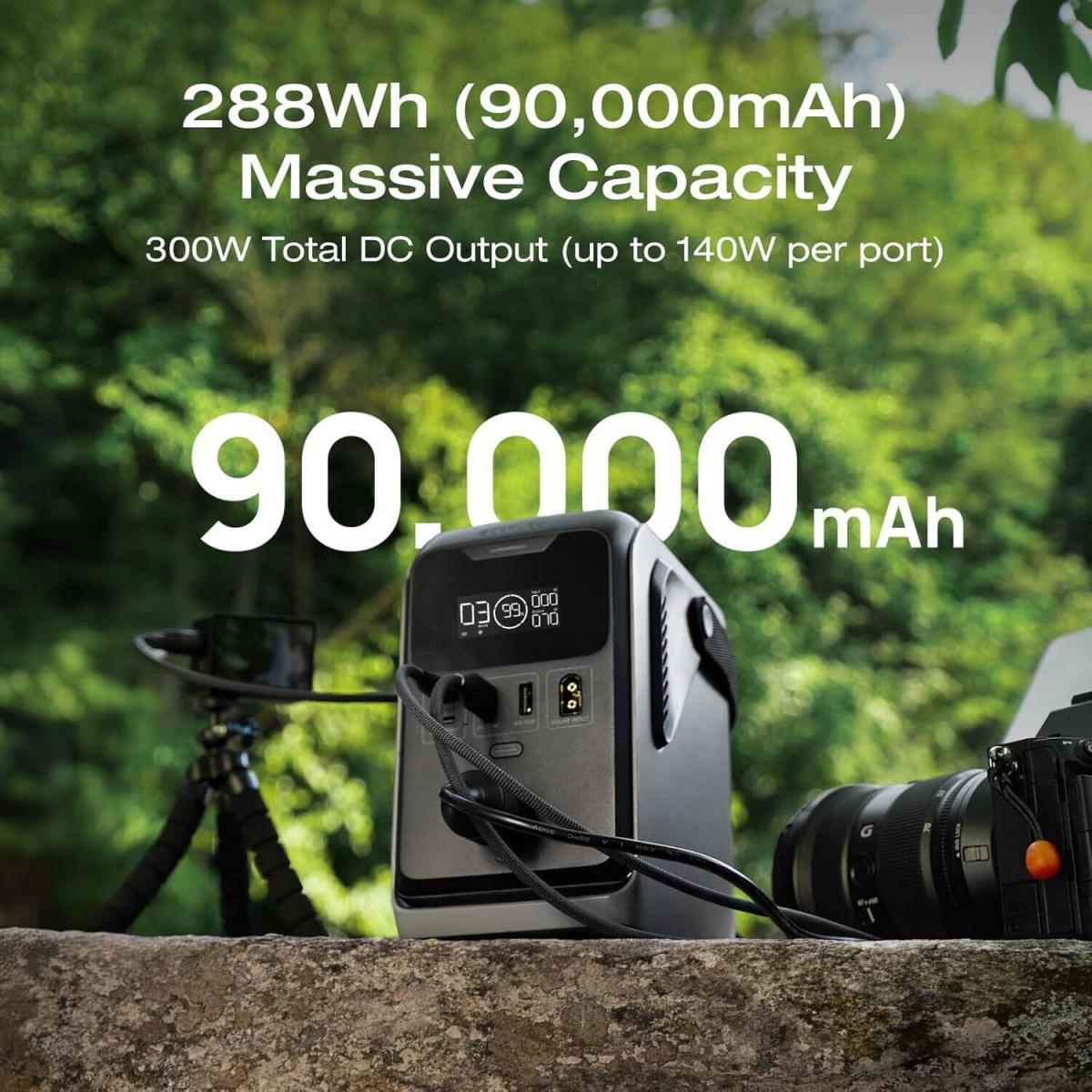 Ecoflow power bank for device charging