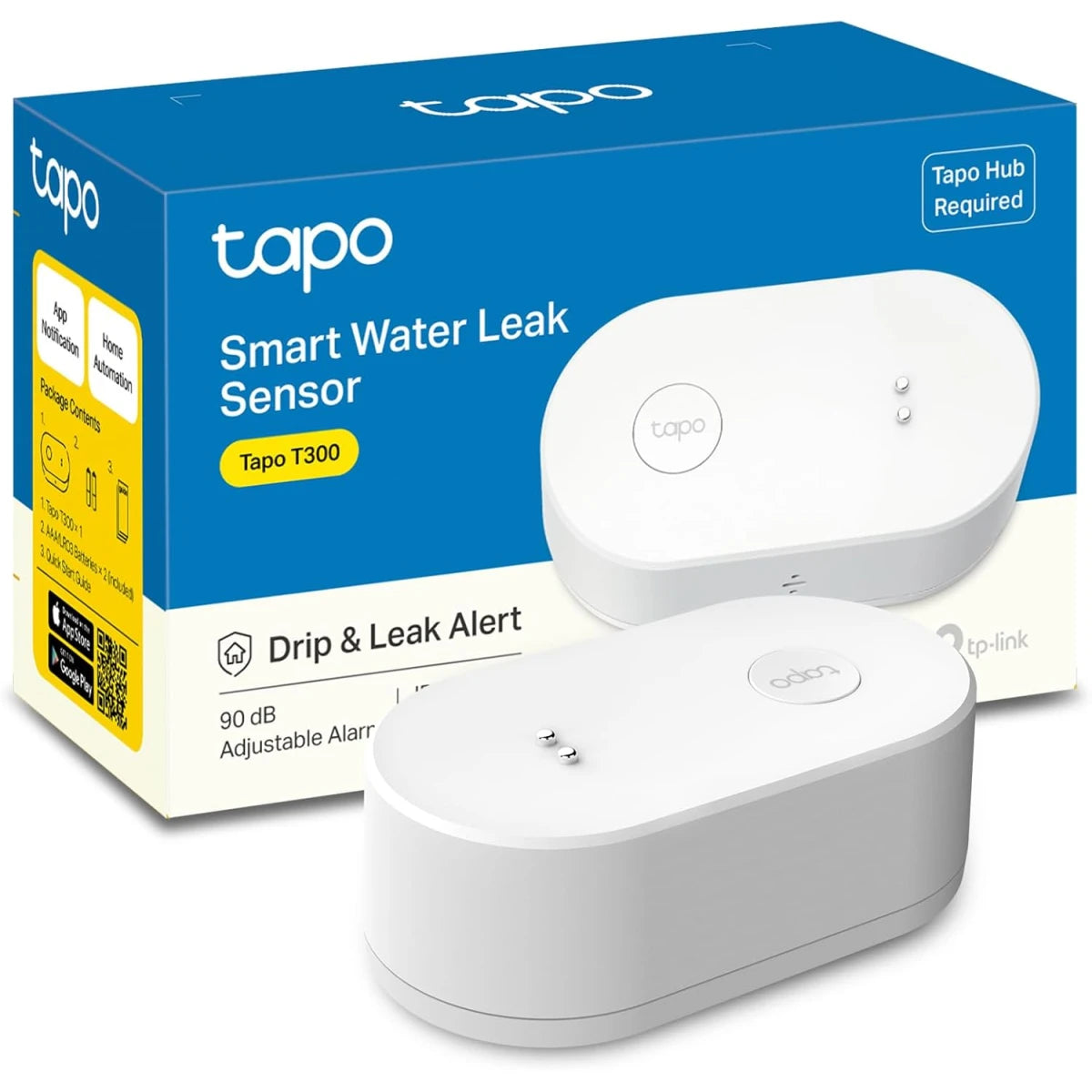 TP - Link Tapo T300 Smart Water Leak Detector, smart devices