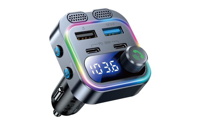 Haing T37 Wireless Car Fm Transmitter with PD36W Charger