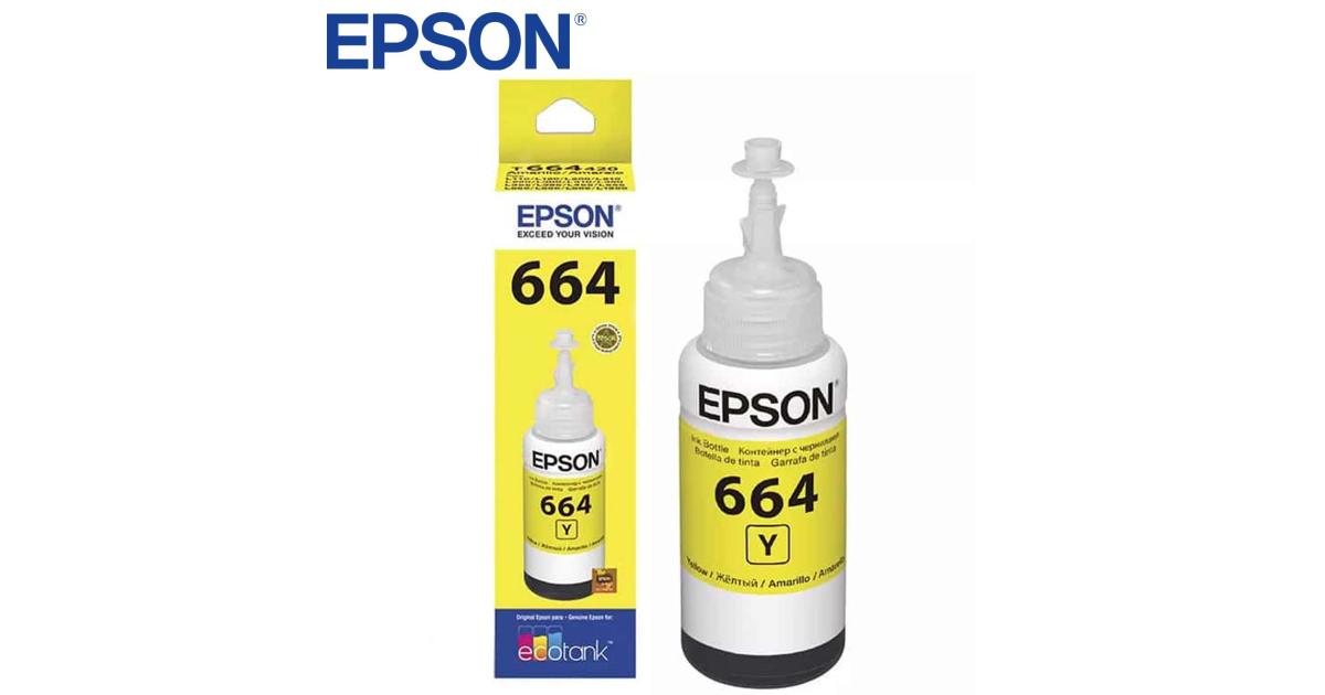Epson Ink T6644 Yellow (Original), toners and inks epson toners ink