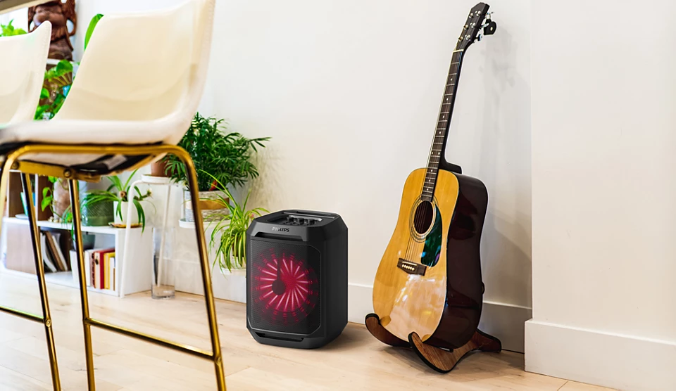 Golden Connector Bluetooth speaker for audio playback