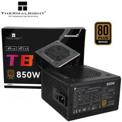 Thermalright (TB-850S) Bronze 850W (ATX 3.0) PCIE 5.0 (12VHPWR) 80 Plus Bronze, Smart Fan - Power Supply | TB-850S | - CompuMe