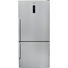 Whirlpool Bottom Mount Fridge-Freezer A++, 83Cm, 580Lit, Inox Stainless - WBMF 836573 XNA