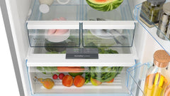 Bosch Bottom Mount Fridge Freezer A++, 70Cm, 505Lit, Series 4, Inox - KGN55VL21U
