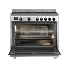 Odul Gas Cooker, Full-Safety Turbo 2Fan, 90Cm, Stainless Steel - PR-90-IN