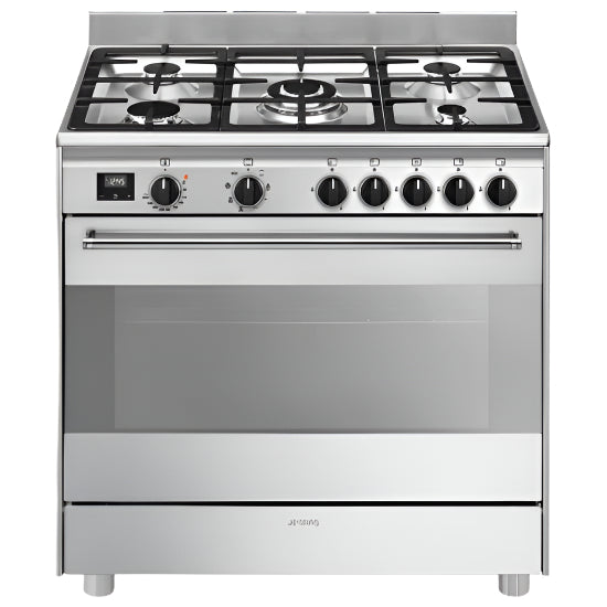 Odul Gas Cooker, Full-Safety Turbo 2Fan, 90Cm, Stainless Steel - PR-90-IN