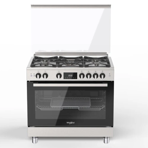 Whirlpool Built in Oven Cooker, Full Safety, Soft Close LCD Catalytic, 90Cm, Stainless Steel - WR90 GGF 33229 XNA