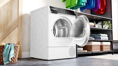 Bosch Heat Pump Dryer A++, 9KG, White - WQB245B0ME