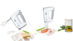 Bosch Hand Mixer Ergo Mix, 1.5Lit, 450Watts, White - MFQ36460