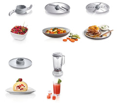 Bosch Food Processor, 2.3Lit, 800Watts, White - MCM3200W