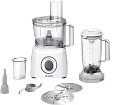 Bosch Food Processor, 2.3Lit, 800Watts, White - MCM3200W