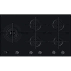 Whirlpool Built in Hob Gas Ceramic, 90Cm, Black - GOWL 928