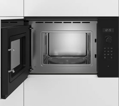 Bosch Built in Microwave, 60Cm, Series6, 800Watts, 20Lit, Black - BFL524MB0