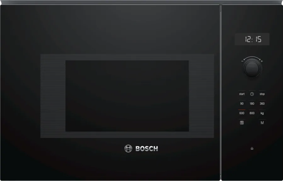 Bosch Built in Microwave, 60Cm, Series6, 800Watts, 20Lit, Black - BFL524MB0