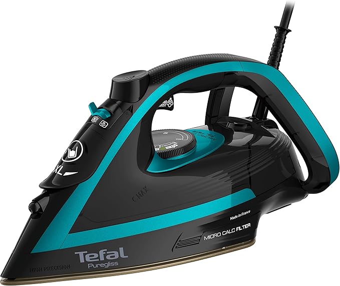 Tefal Puregliss FV8066 Steam Iron, 3000 Watt, 280 G/min Steam