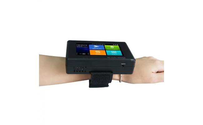 4k Portable Ahd Tvi Cvi Ip And Analog Wifi Cctv Camera Tester With Rj45 Cable