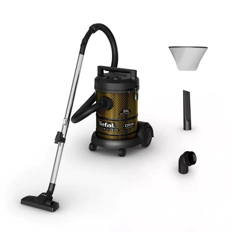 TETW4025M0 Tefal Drum Vacuum Cleaner 2200 Watts 20 Litres