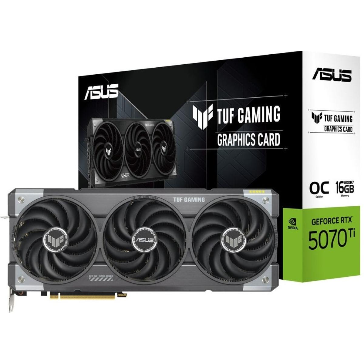 Asus Tuf Gaming Geforce Rtx 5070 Ti Oc Edition 16gb Gddr7 Pci Express 5.0 Dlss 4.0 Graphics Card - CompuMe