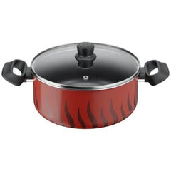 Tempo Flame Dutch Oven 26Cm with Glass Lid