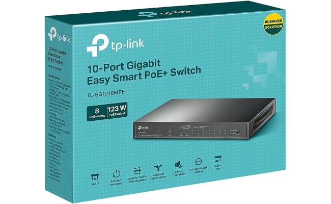 TP - Link TL - SG1210MPE, network switch