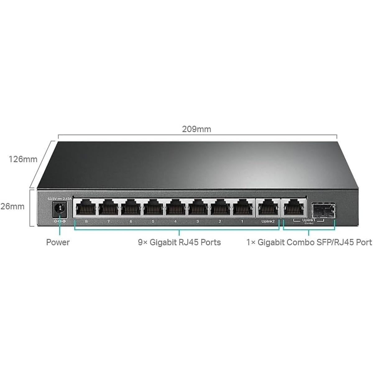 TP - Link wired network switch for network connectivity