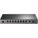 TP-LINK TL-SG1210P - 10-Port Gigabit Desktop Switch, 8x PoE+ Ports, 63W PoE Budget, Fanless Design