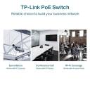 TP-LINK TL-SG1218MPE - 18-Port Gigabit Easy Smart Switch, 16x PoE+ RJ45, 250W PoE Budget, Rack-Mountable