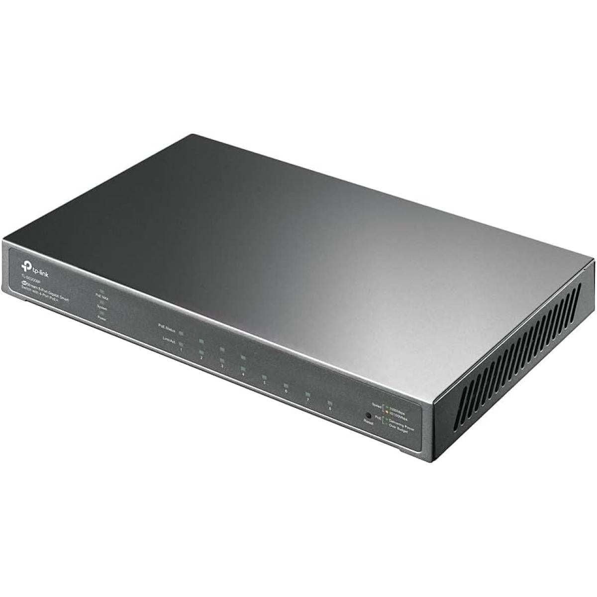 TP - Link TL-SG2008P SG2008P IPV6 black 62w wired network switch Omada Port Gigabit