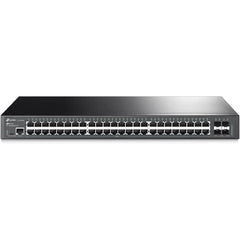 TP-Link TL-SG5452X | 48 Port Gigabit Switch, 4 x 10GE SFP+ Slots | L2+ Smart Managed | Omada SDN Integrated | IPv6 | Static Routing | Support QoS, IGMP & LAG | 5 Year Manufacturer Warranty