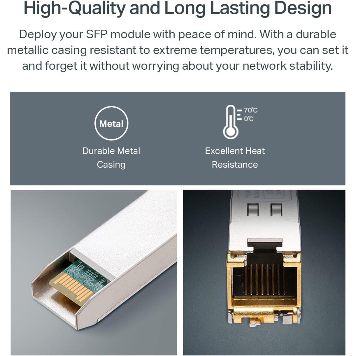 TP - Link 1000Base-T TL-SM331T SM331T 100 meter wired networking Omada RJ45 SFP Module