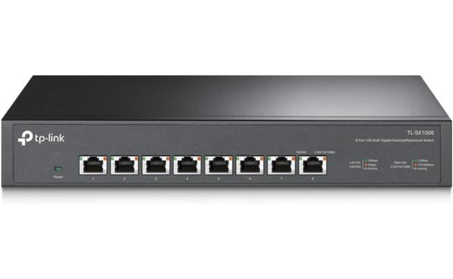 TP - Link TL-SX1008 Port 10G SX1008 wired network switch 10G/Multi Gig Unmanaged