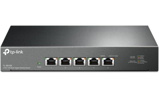 TP - Link TL-SX105 Port 10G SX105 wired network switch 10G/Multi Gig Unmanaged Ethernet