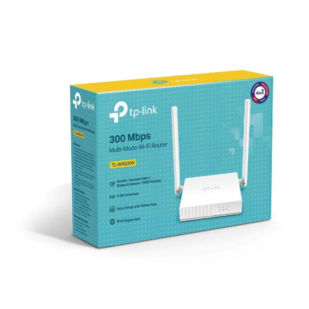 TP-Link WR820N 300Mbps Multi-Mode Wi-Fi Router TP-Link WR820N 300Mbps Multi-Mode Wi-Fi Router
