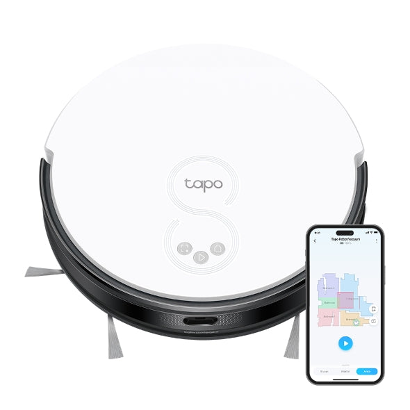 Tapo Mop Plus Robot Vacuum Cleaner & Auto-Empty Dock,1500Watts, 0.6Lit - RV20