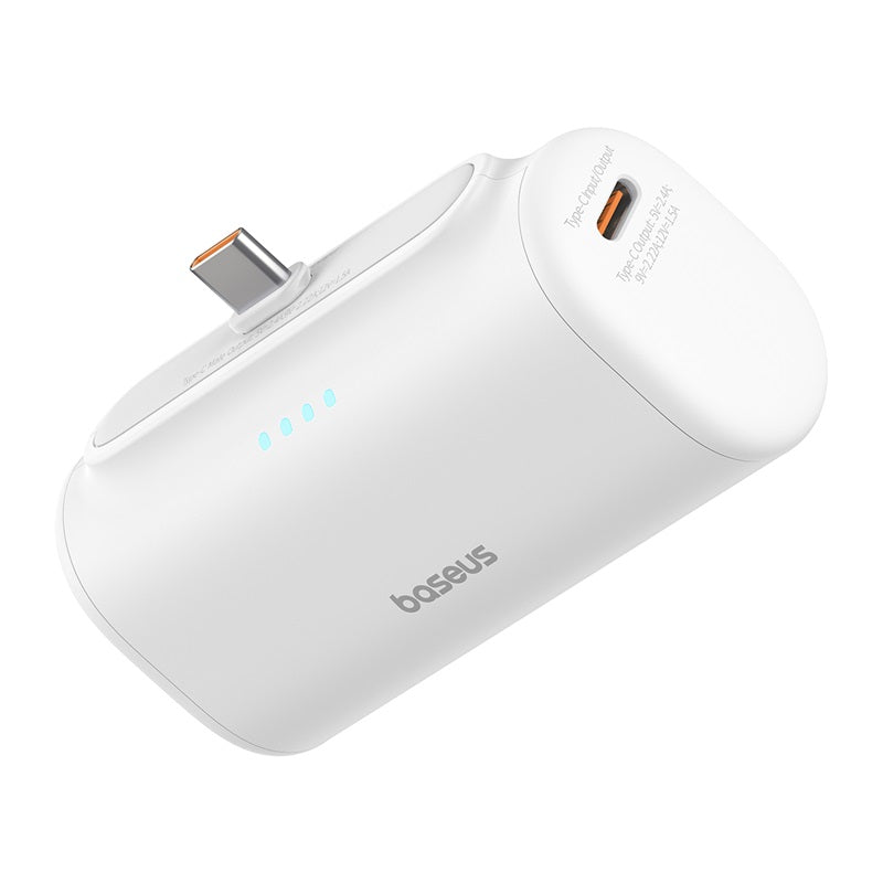 Baseus Compact Fast Charging Power Bank Type-C Edition, White - P10068306213-00