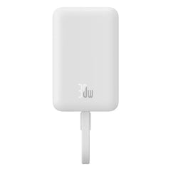 Baseus Magnetic Mini, Wireless Fast Charge Power Bank Type-C Edition, 10000Mah, White - P1002210B223-00