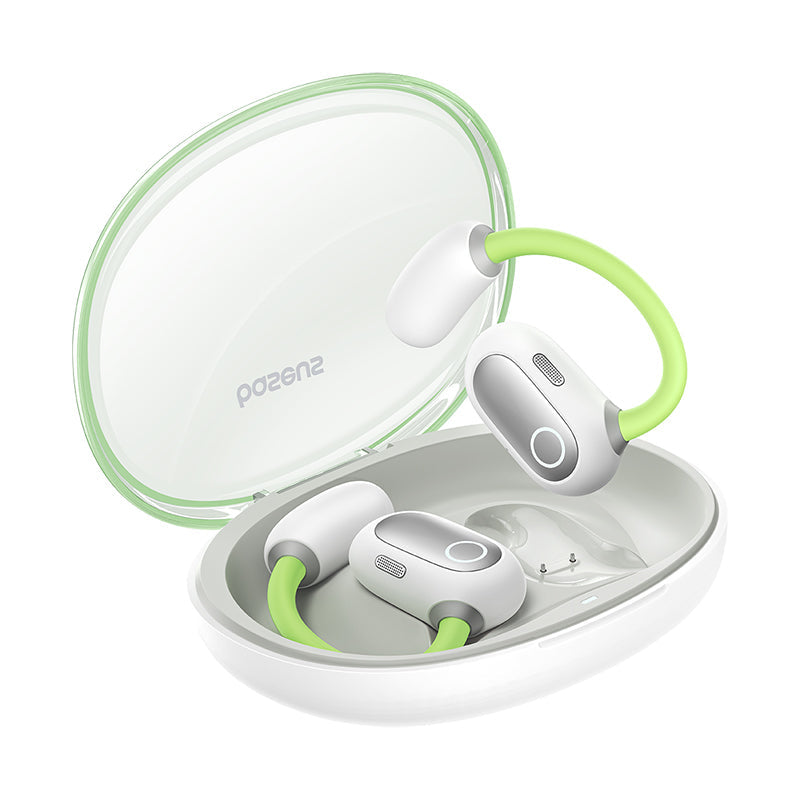 Baseus Eli Sport 1 Open-Ear TWS Earbuds Aurora Green, Open-Ear Design - A00064400641-00