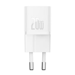 Baseus Gan5 Fast Charger Mini, 1C 20W EU, White - CCGN050102