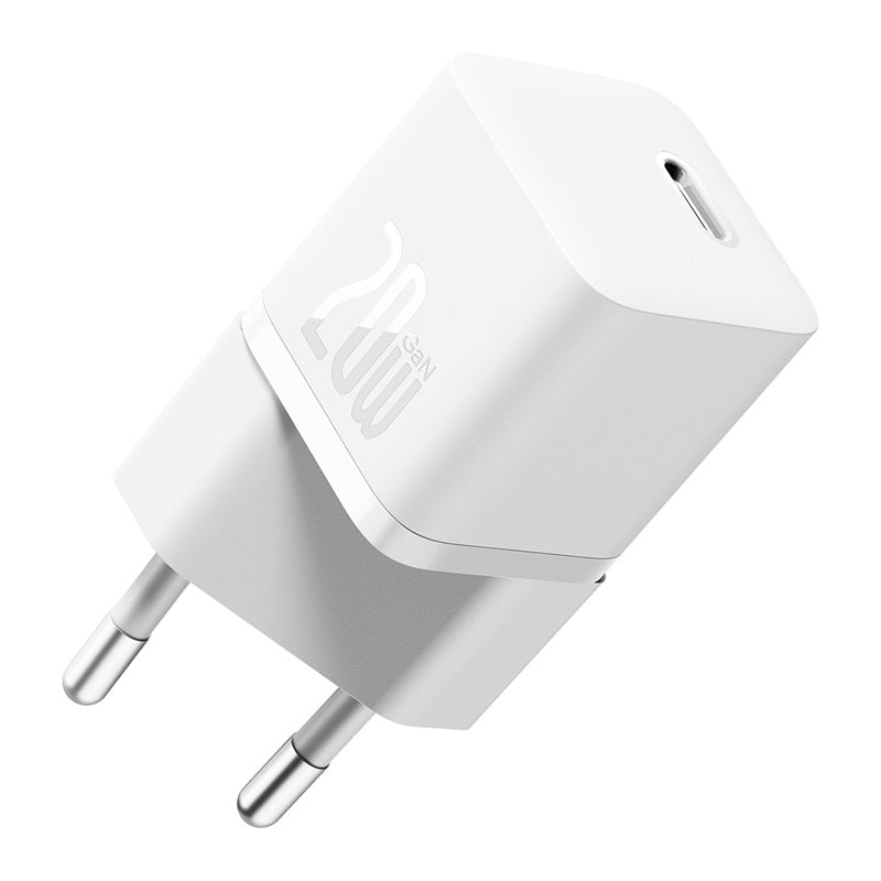 Baseus Gan5 Fast Charger Mini, 1C 20W EU, White - CCGN050102