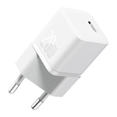 Baseus Gan5 Fast Charger Mini, 1C 20W EU, White - CCGN050102