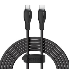 Baseus Pudding Series Fast Charging Cable Type-C to Type-C 100Watts, 2M, Cluster Black - P10355702111-B2