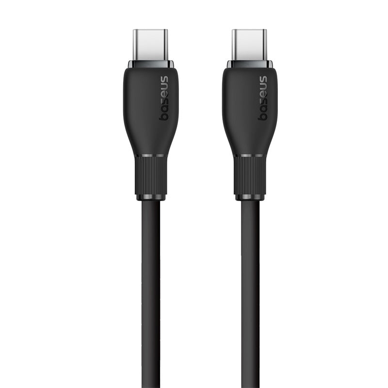 Baseus Pudding Series Fast Charging Cable Type-C to Type-C 100Watts, 2M, Cluster Black - P10355702111-B2
