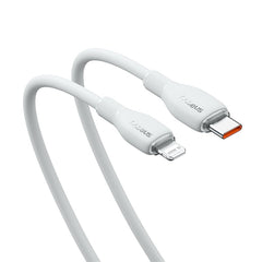 Baseus Pudding Series Fast Charging Cable Type-C to Ip, 20 Watts, 2M, Stellar White - P10355701221-B2