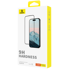 Baseus Diamond Series Full-Coverage HD Tempered Glass Screen Protector for Ip 15/16 - P60057404203-00